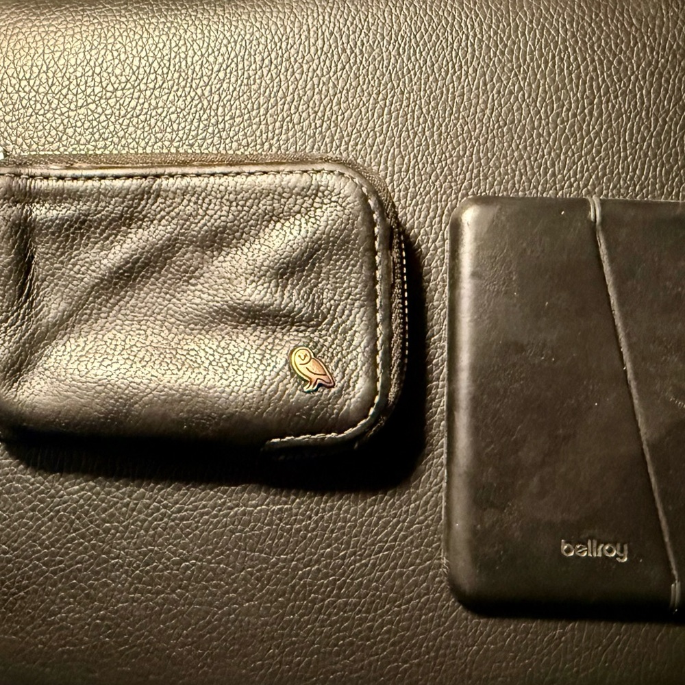 Bellroy Black Key & Card Holder Leather Accessory